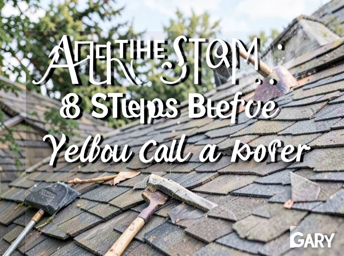 After the Storm: 8 Steps Before You Call a Roofer