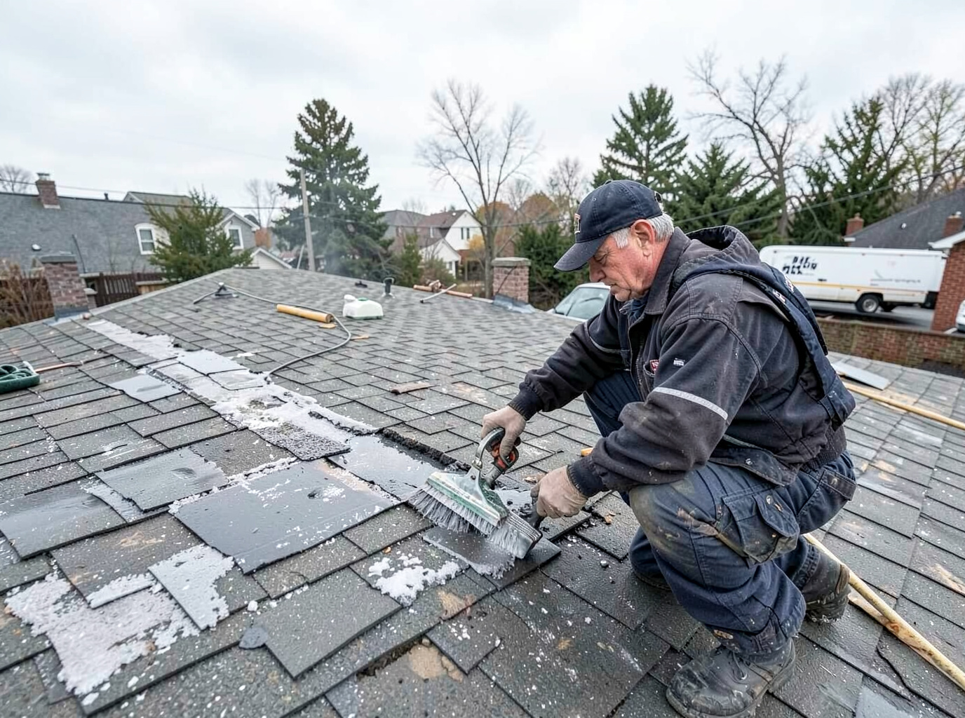 Hail Damage Roof Repair in Gary